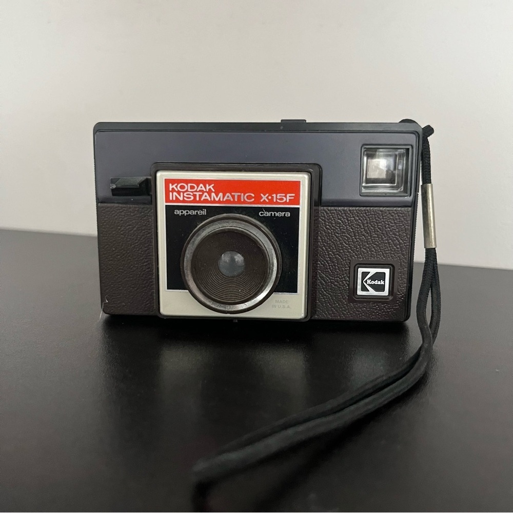 Kodak Instamatic Camera X-15F Vintage Untested 1970s With Strap For Parts​